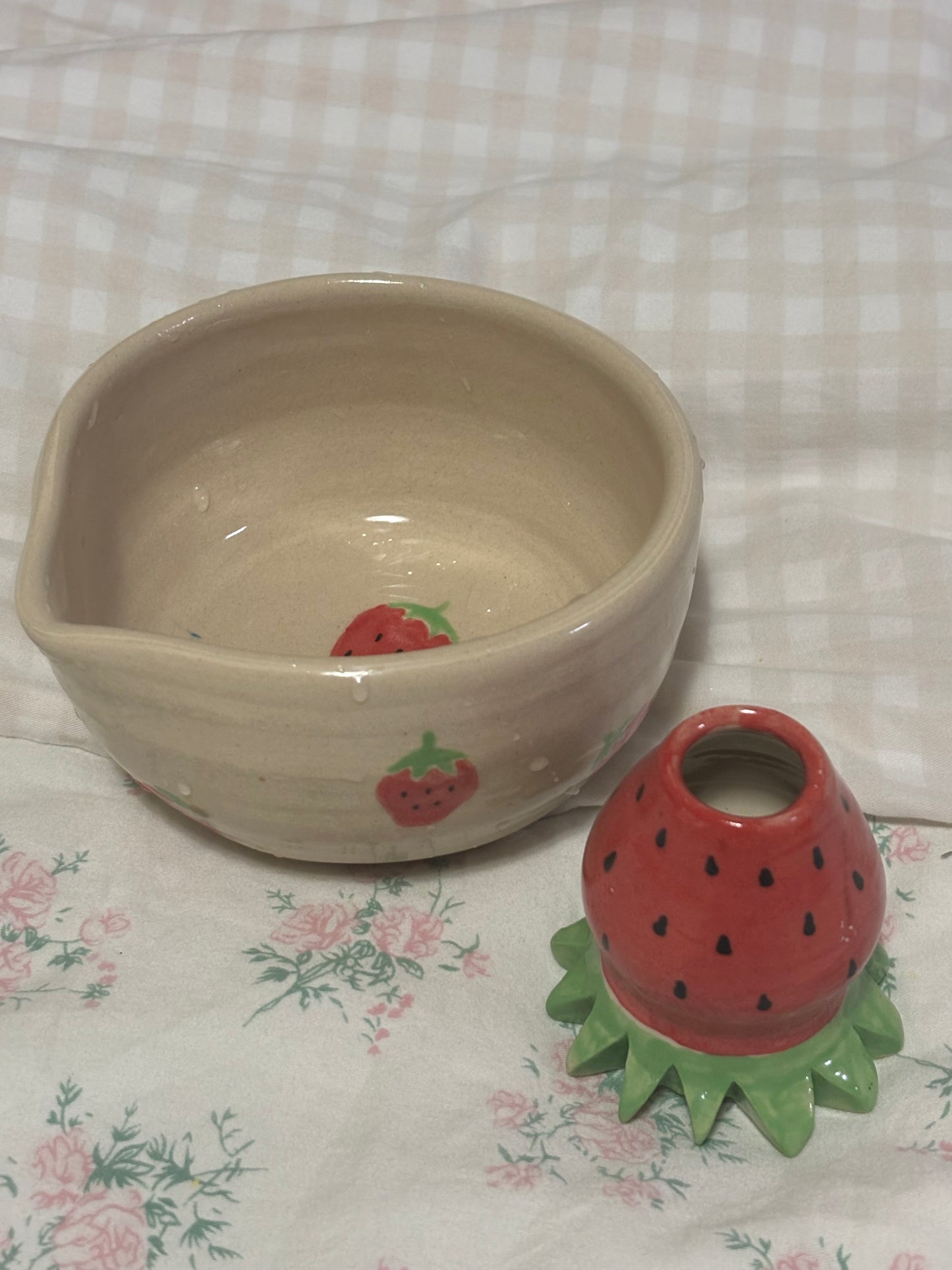 Strawberry matcha set ๐ ๐ต